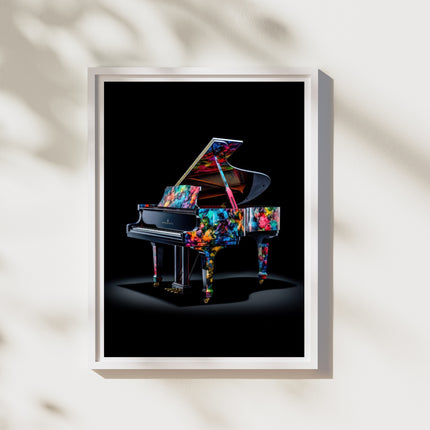 Colorful Grand Piano
