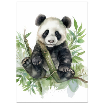 Panda In Bamboo