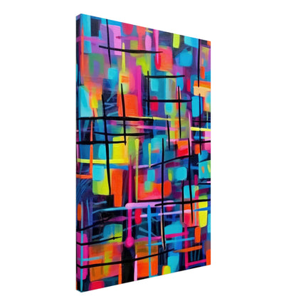 Abstract Neon Quilt