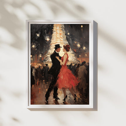 Romantic Dance Beneath The Eiffel Tower