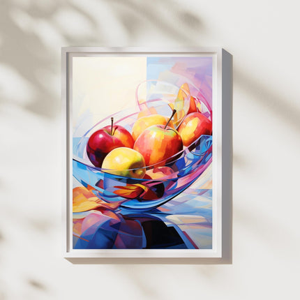 Abstract Apple Bowl
