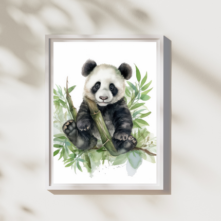 Panda In Bamboo