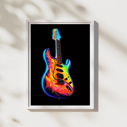 Flaming Maple Electric Guitar