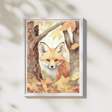 Fox In Fall