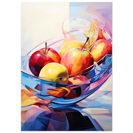 Abstract Apple Bowl