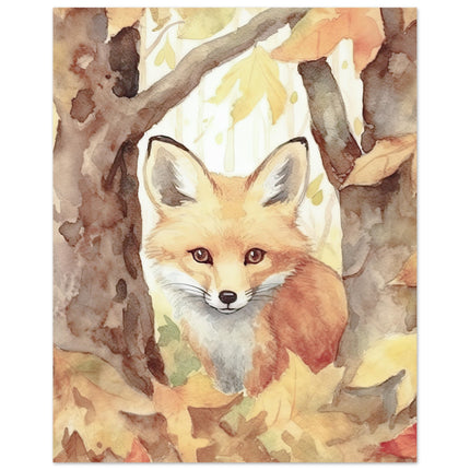 Fox In Fall