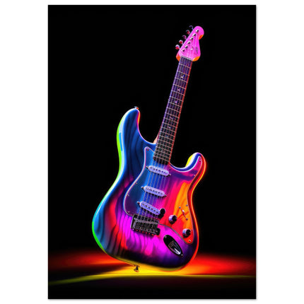 Vibrant Electric Guitar