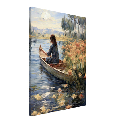 Woman On A Boat